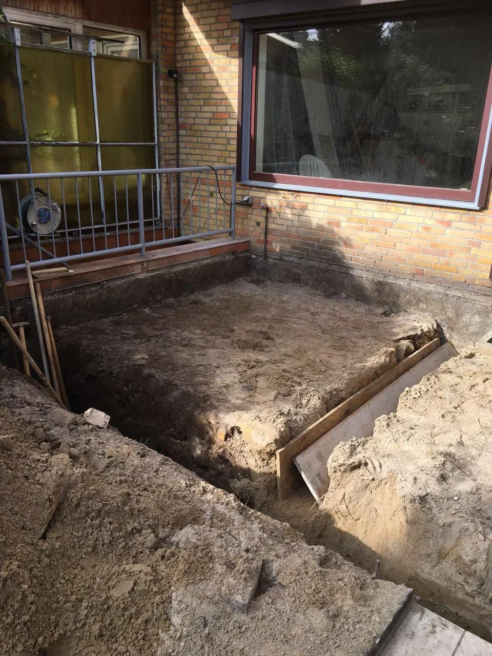 Energetische Sanierung Mittelreihenhaus mit Wohnzimmer-Anbau