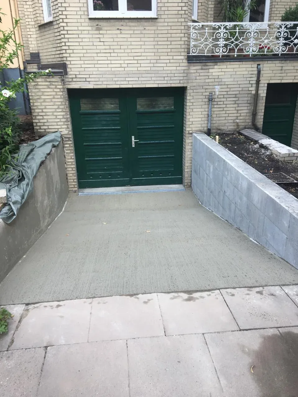 Sanierung einer Garagenzufahrt