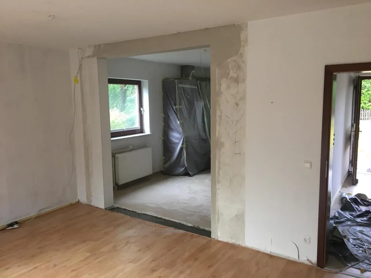 Baustelle von Schill & Sellmeyer in Hamburg