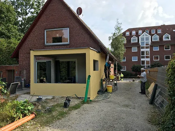 Anbau eines Wintergartens mit Balkon – Foto 3