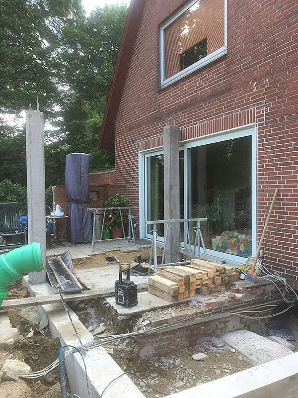 Anbau eines Wintergartens mit Balkon – Foto 9